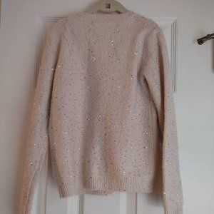 Dutch brand very light pink with silver sequins, size 8-10